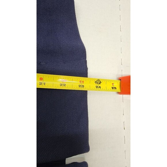 Cabi Double-Breasted Navy Military-Style Jacket With Button Accents & Black Trim - Picture 15 of 15